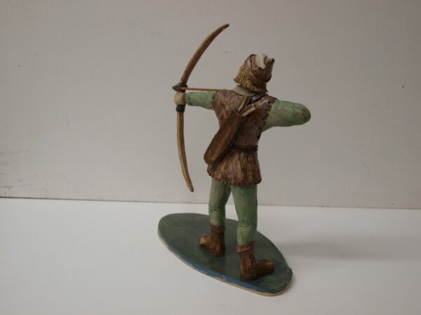 Escultura cerámica de Robin Hood