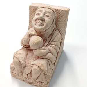 Sujetalibros persona con concha